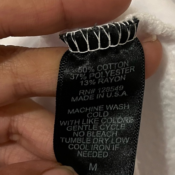 Aviator Nation Bolt Pullover Hoodie White M - Picture 11 of 11